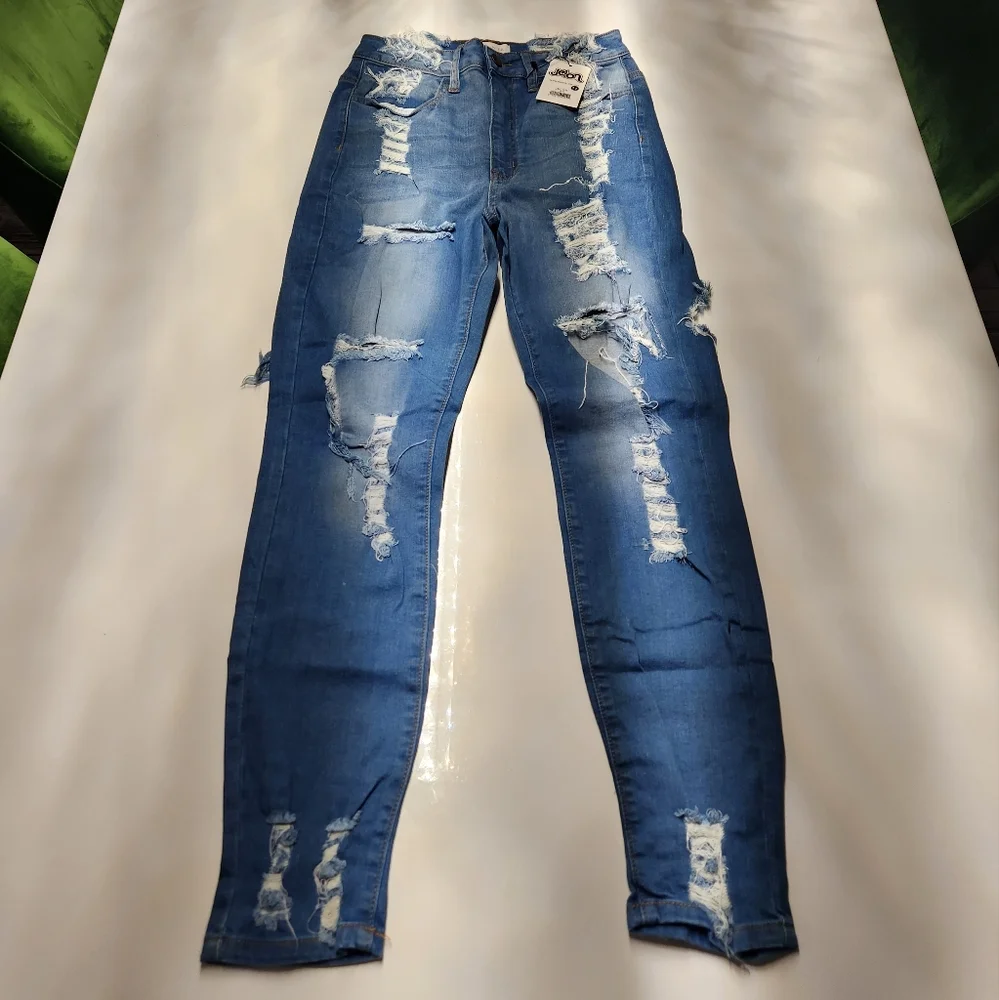 Bader Ripped$Repair Denim Jeans👖 - Picture 1 of 12